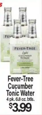 Angelo Caputo's Fresh Market Fever-Tree Cucumber Tonic Water offer