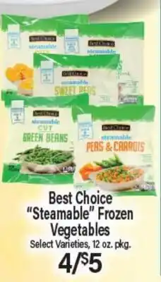 Angelo Caputo's Fresh Market Best Choice Steammable Frozen Vegetables offer