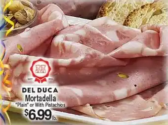 Angelo Caputo's Fresh Market DEL DUCA Mortadella offer