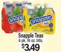 Angelo Caputo's Fresh Market Snapple Teas offer