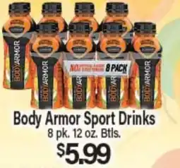 Angelo Caputo's Fresh Market Body Armor Sport Drinks offer