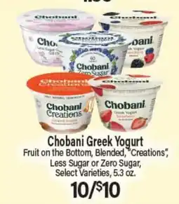 Angelo Caputo's Fresh Market Chobani Greek Yogurt offer