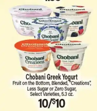 Angelo Caputo's Fresh Market Chobani Greek Yogurt offer