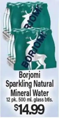 Angelo Caputo's Fresh Market Borjomi Sparkling Natural Mineral Water offer