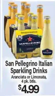 Angelo Caputo's Fresh Market San Pellegrino Italian Sparkling Drinks offer