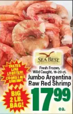 Angelo Caputo's Fresh Market Jumbo Argentina Raw Red Shrimp offer