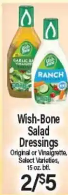 Angelo Caputo's Fresh Market Wish-Bone Salad Dressings offer