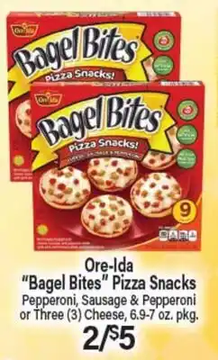 Angelo Caputo's Fresh Market Ore-Ida Bagel Bites Pizza Snacks offer