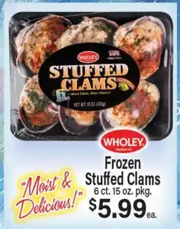 Angelo Caputo's Fresh Market WHOLEY Frozen Stuffed Clams offer