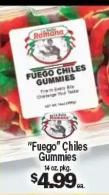 Angelo Caputo's Fresh Market Fuego Chiles Gummies offer