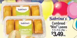 Angelo Caputo's Fresh Market Sabrina's Cornbread Mini Loaves offer