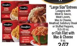 Angelo Caputo's Fresh Market Large Size Entrees offer