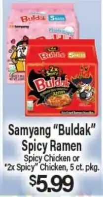 Angelo Caputo's Fresh Market Samyang Buldak Spicy Ramen offer