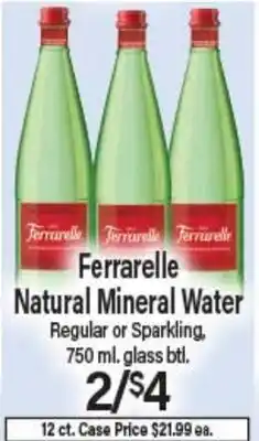 Angelo Caputo's Fresh Market Ferrarelle Natural Mineral Water offer