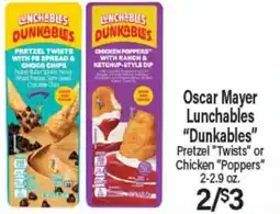 Angelo Caputo's Fresh Market Oscar Mayer Lunchables Dunkables offer