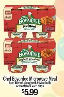 Angelo Caputo's Fresh Market Chef Boyardee Microwave Meal offer