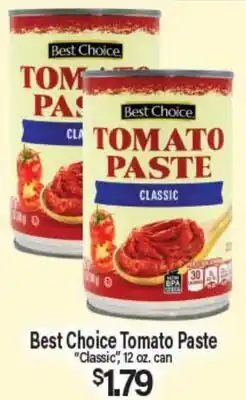 Angelo Caputo's Fresh Market Best Choice Tomato Paste offer