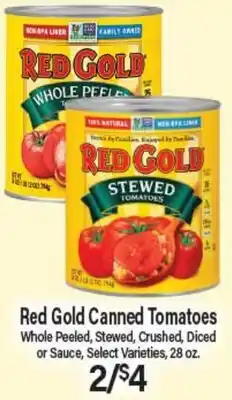 Angelo Caputo's Fresh Market Red Gold Canned Tomatoes offer