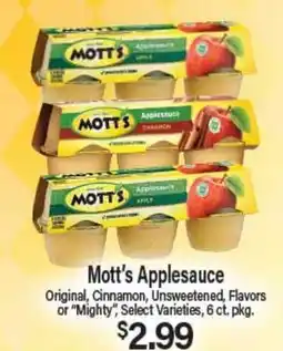 Angelo Caputo's Fresh Market Mott's Applesauce offer