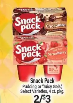 Angelo Caputo's Fresh Market Snack Pack Pudding or Juicy Gels offer