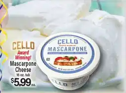 Angelo Caputo's Fresh Market CELLO Award Winning! MASCARPONE CHEESE offer