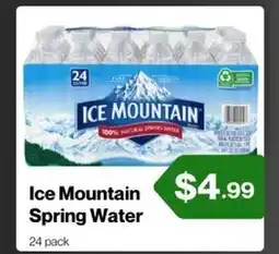 Market Place on Oakton Ice Mountain Spring Water offer
