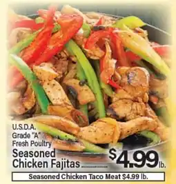 Angelo Caputo's Fresh Market Seasoned Chicken Fajitas offer