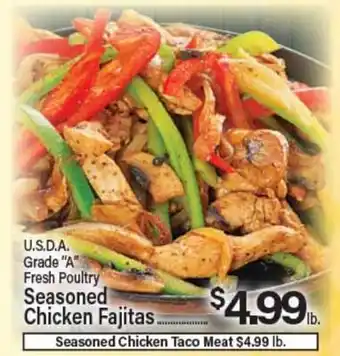 Angelo Caputo's Fresh Market Seasoned Chicken Fajitas offer