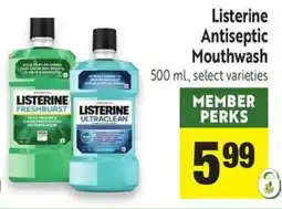 Save Mart Listerine Antiseptic Mouthwash offer