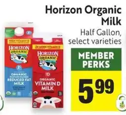 Save Mart Horizon Organic milk offer