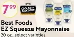 Save Mart Best Foods EZ Squeeze Mayonnaise offer