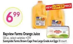 Save Mart Bayview farms orange juice offer