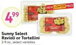 Save Mart Sunny Select ravioli or tortellini offer