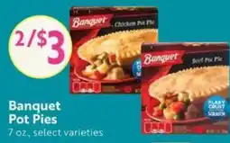 Save Mart Banquet pot pies offer