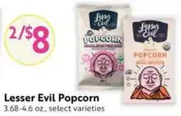 Save Mart Lesser Evil Popcorn offer