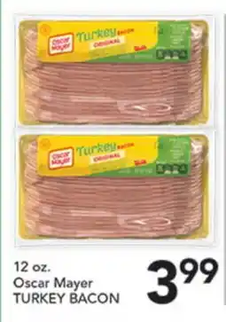 Pete's Fresh Market 12 oz. Oscar Mayer TURKEY BACON offer