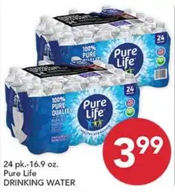 Pete's Fresh Market 24 pk.-16.9 oz. Pure Life DRINKING WATER offer