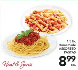 Pete's Fresh Market 1.5 lb. Homemade ASSORTED PASTAS offer