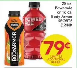 Pete's Fresh Market 28 oz. Powerade or 16 oz. Body Armor SPORTS DRINK offer