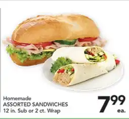 Pete's Fresh Market Homemade ASSORTED SANDWICHES offer