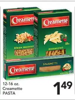 Pete's Fresh Market 12-16 oz. Creamette PASTA offer