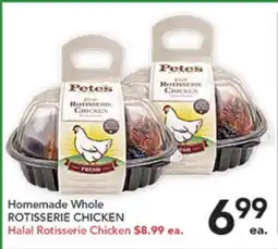 Pete's Fresh Market Homemade Whole ROTISSERIE CHICKEN offer