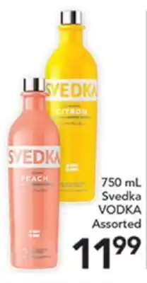 Pete's Fresh Market 750 mL Svedka VODKA Assorted offer