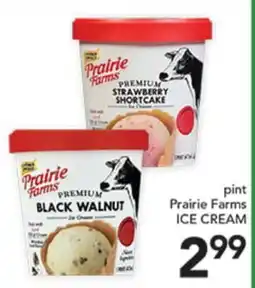 Pete's Fresh Market Prairie Farms ICE CREAM offer