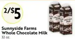 Save Mart Sunnyside Farms Whole Chocolate Milk offer