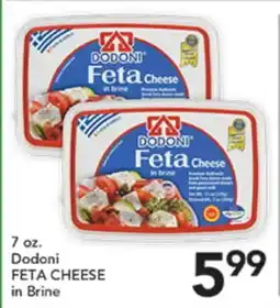 Pete's Fresh Market 7 oz. Dodoni FETA CHEESE in Brine offer