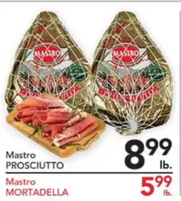 Pete's Fresh Market Mastro PROSCIUTTO, Mastro MORTADELLA offer