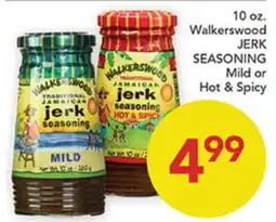 Pete's Fresh Market 10 oz. Walkerswood JERK SEASONING Mild or Hot & Spicy offer