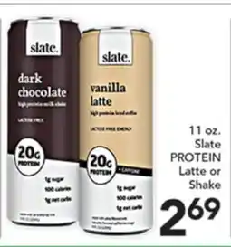 Pete's Fresh Market 11 oz. Slate PROTEIN Latte or Shake offer