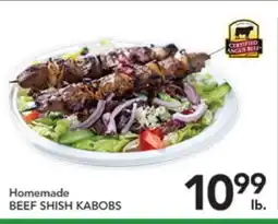 Pete's Fresh Market Homemade BEEF SHISH KABOBS offer